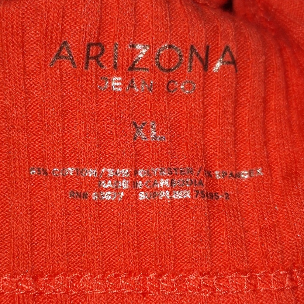Arizona Womens Open Back Halter Crop Top XL Orange Strappy Summer Festival Beach - Picture 5 of 6